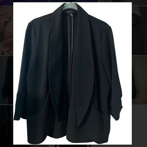 BCX Black Blazer with pockets size large